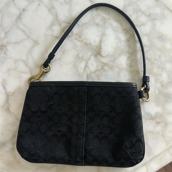 Coach black wristlet. - Picture 4 of 7